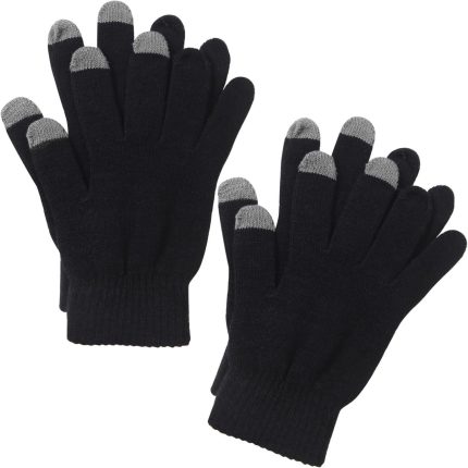 Cooraby 2 Pairs Men or Women's Winter Touch Screen Magic Gloves Warm Knit Gloves Typing Texting Gloves